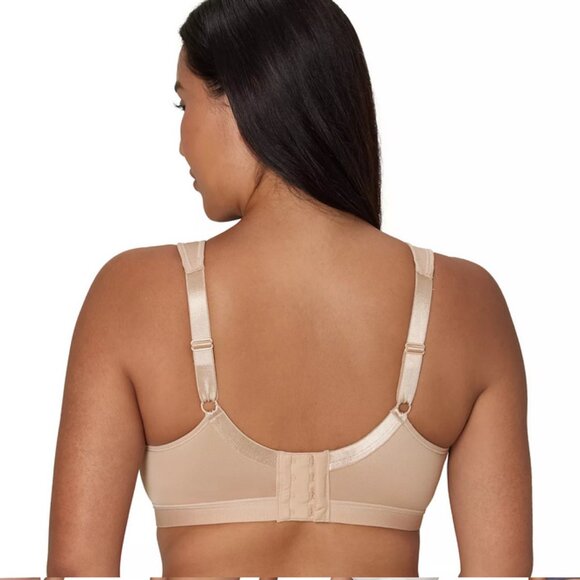 NEW! Playtex 18 Hour Active Breathable Comfort Wireless Bra 46D Nude - Picture 5 of 13